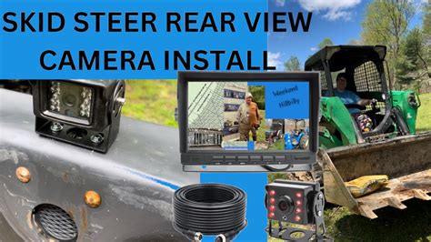 cat skid steer factory backup camera|bobcat backup camera installation.